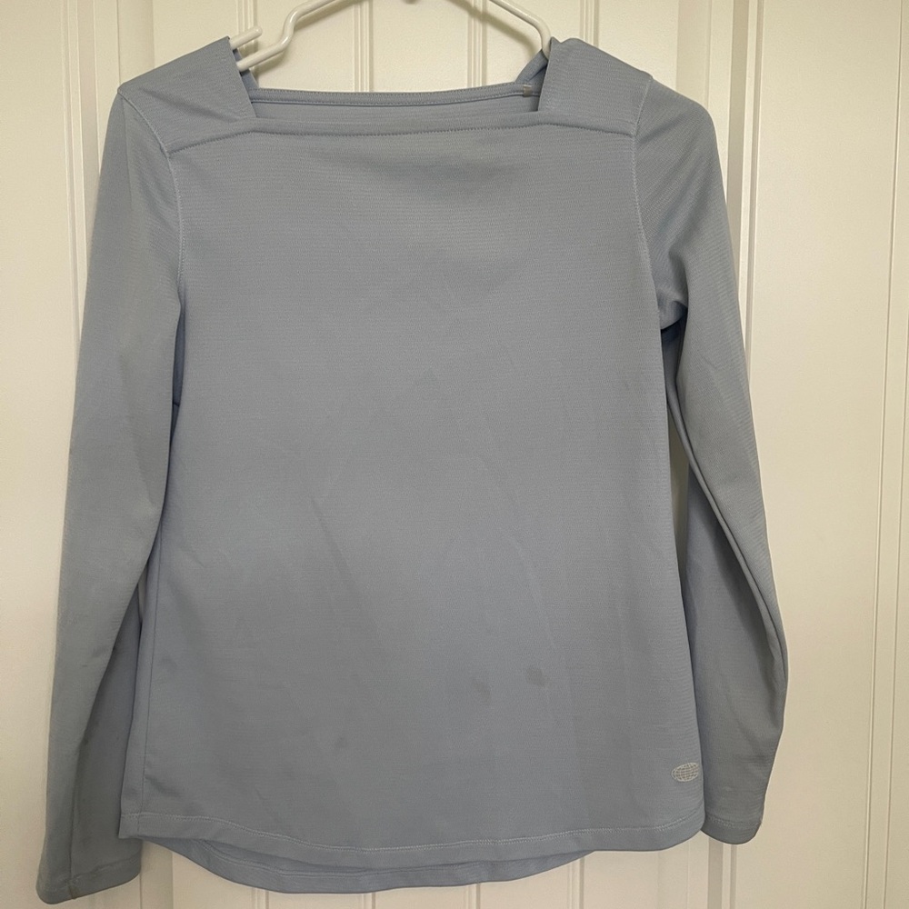 Reel Legends Sky Blue Long Sleeve Fishing Shirt